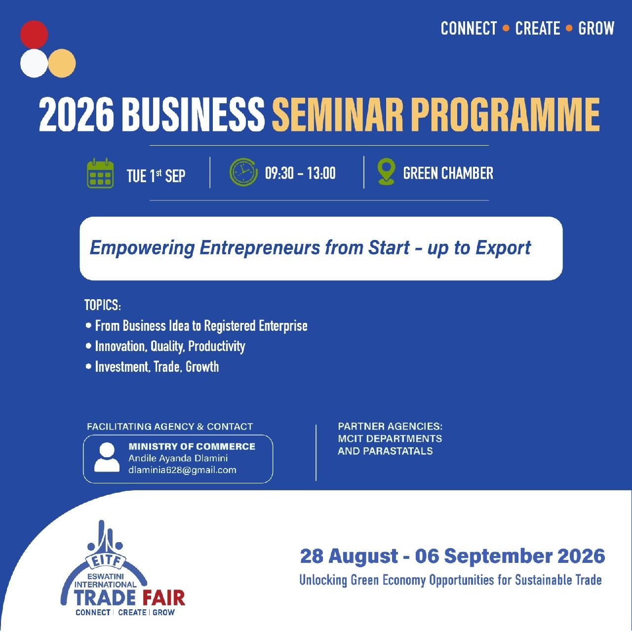Empowering Entrepreneurs from Start Up To Export Pic
